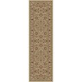 Concord Global 2 ft. 2 ft. x 7 ft. 3 in. Ankara Mahal - Ivory 65522